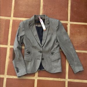 Zara herringbone Tailored Blazer